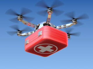 drones in the medical supply chain