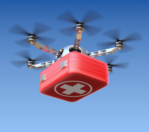 drones in the medical supply chain