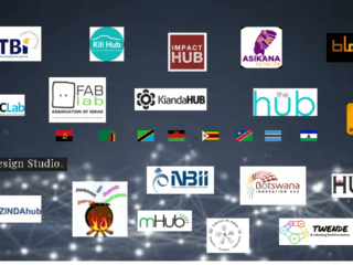 Key technology hubs in Malawi, Tanzania, Zimbabwe, Namibia, Botswana, Angola, Lesotho