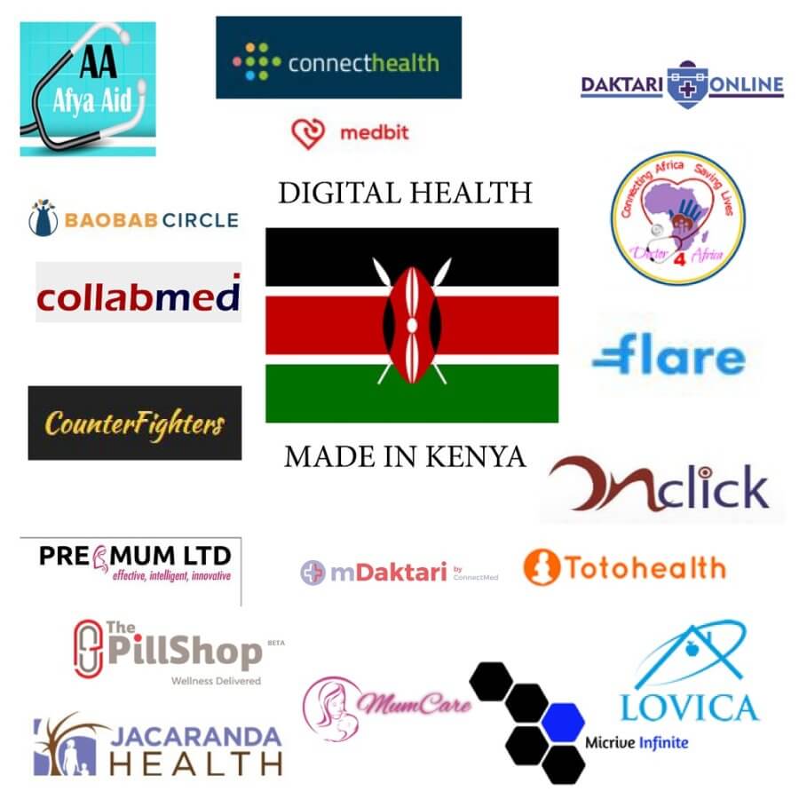 20 Innovative digital health, eHealth, mHealth startups in Kenya