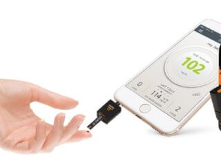 iPhone smart glucose meter app