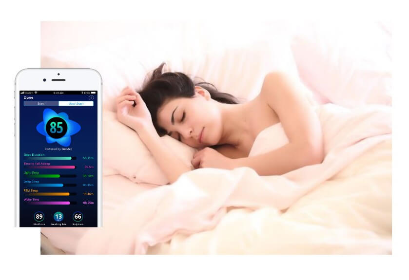 mobile app monitors sleep quality