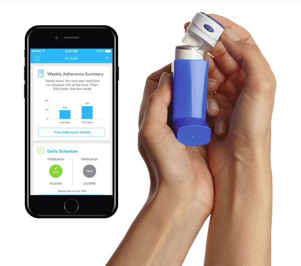 Smart inhaler for asthma management