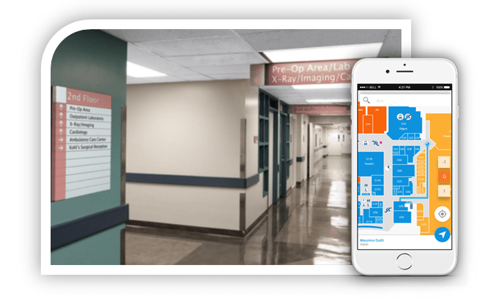 Hospital navigation apps