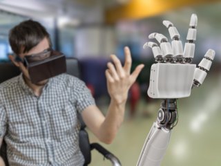 VR and tactile prosthetics