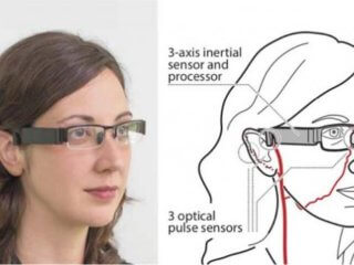 smart eyeglasses to measure blood pressure