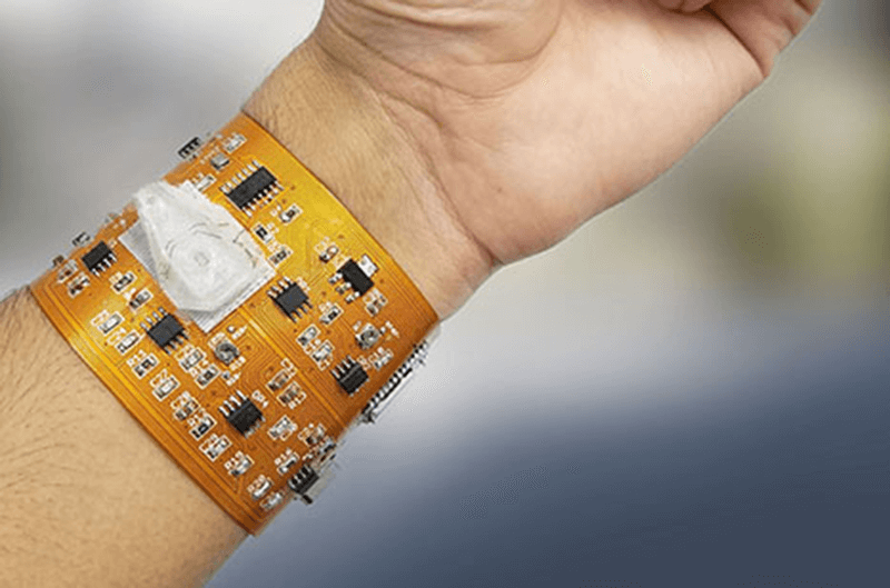 wearable device for counting blood cells